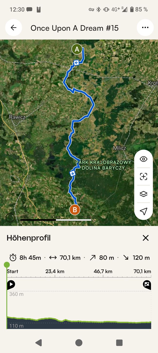 Maplibre | © komoot | Map data © OpenStreetMap Contributors