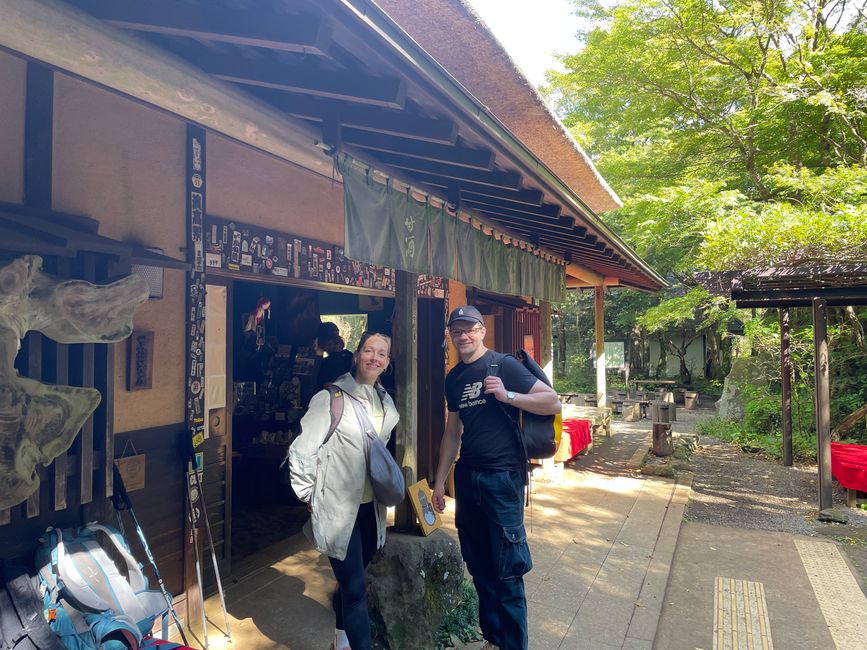 Ausgangspunkt unserer Reise in Hakone war ein altes Teehaus.