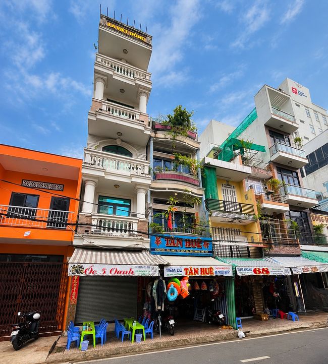 Strasse im Viertel Ninh Kieu