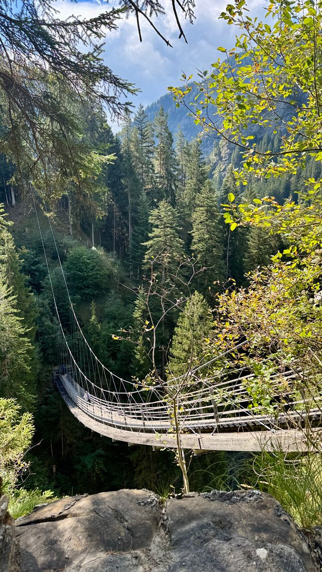 Hängebrücke von Traversiner
