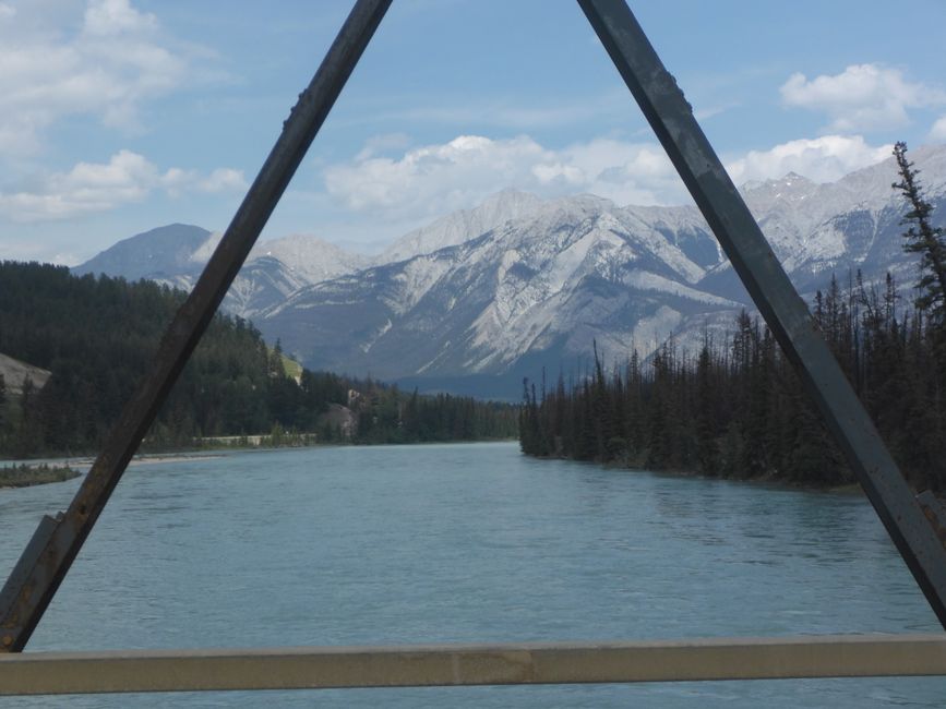Brücke über den Athabasca 