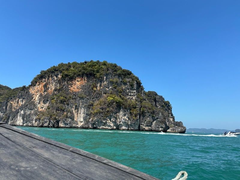 Hong Islands by a Long-tail boat