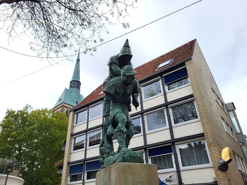 Huckepack Denkmal Hildesheim