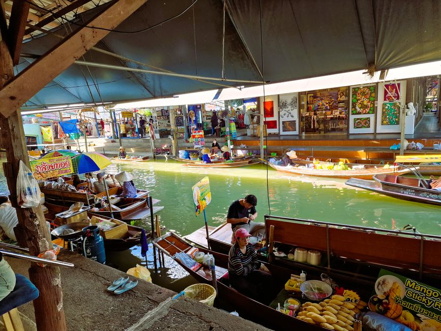 Mercado flotante turístico de Maeklong