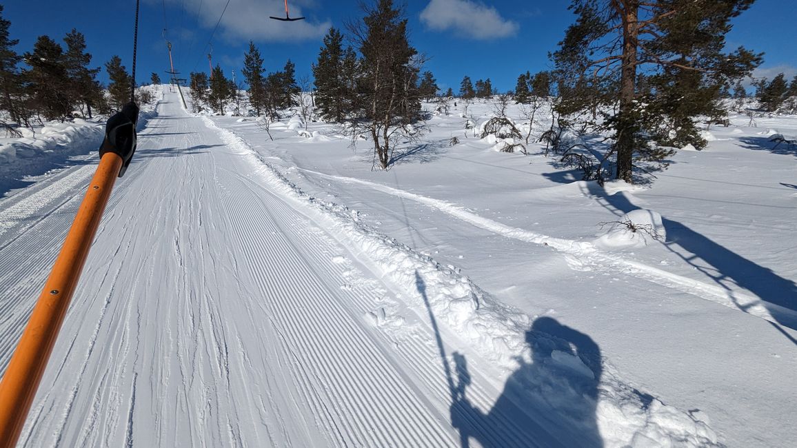 Tag 12 Skifahren in Saariselkä