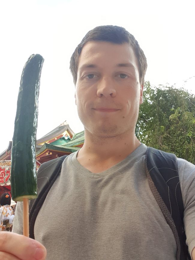 Salzige, gekühlte Gurke