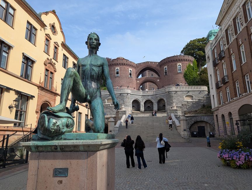 David to the head of Goliath in Helsingborg