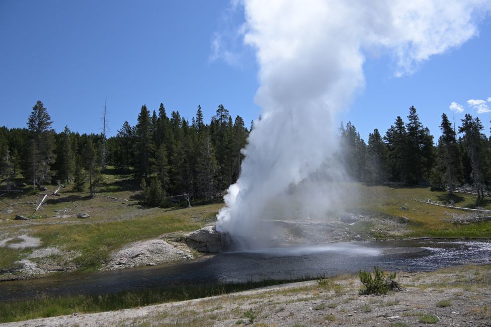 Bassin supérieur des geysers - Geyser Riverside