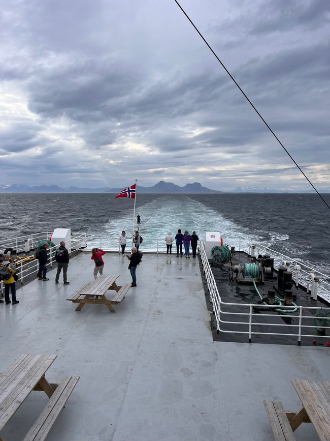 Auf der Fähre von Bodø nach Moskenes