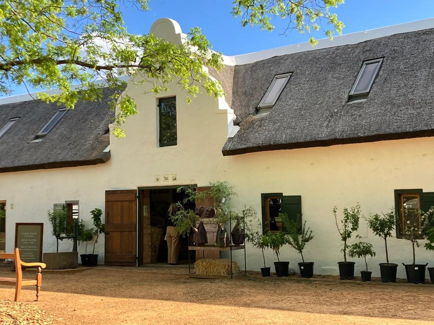 Farmstall auf dem Gelände