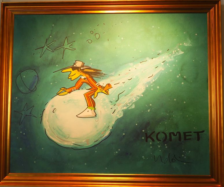 Udo auf dem Komet