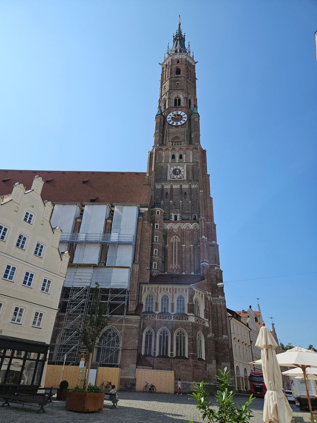Landshut: Turm der Martinskirche