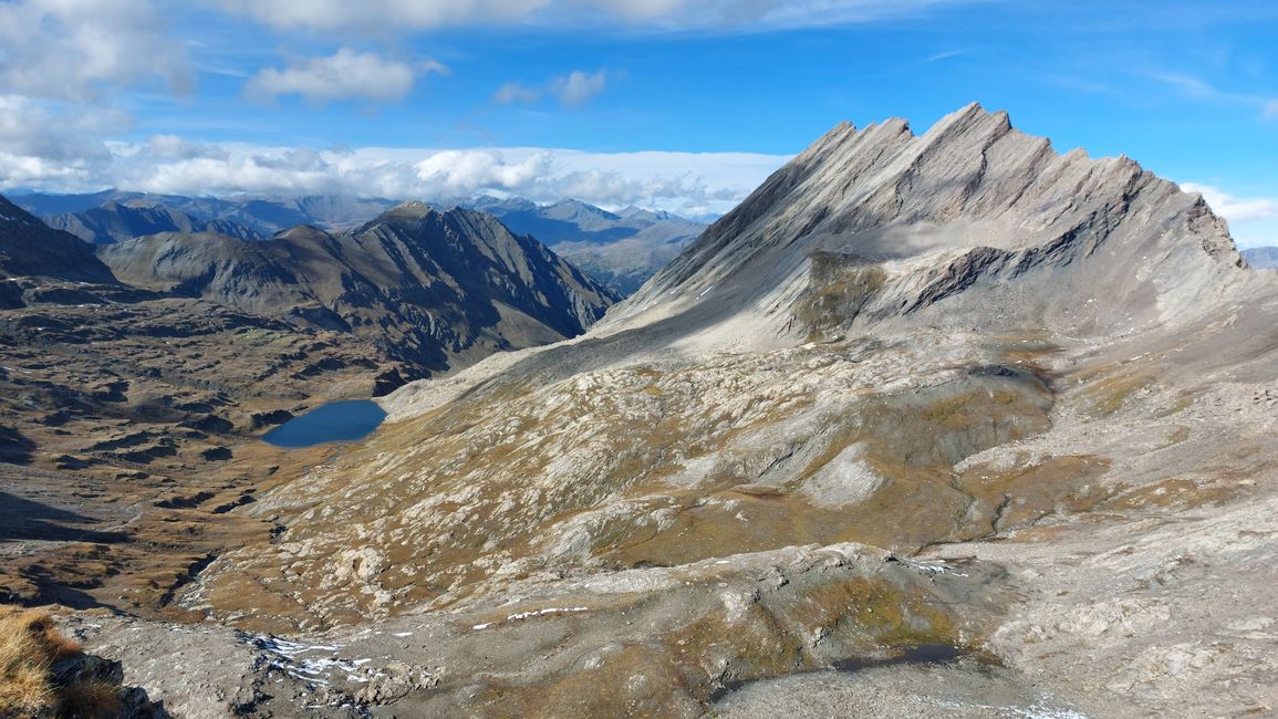 Aussicht vom Gipfel des Rocca Rossa