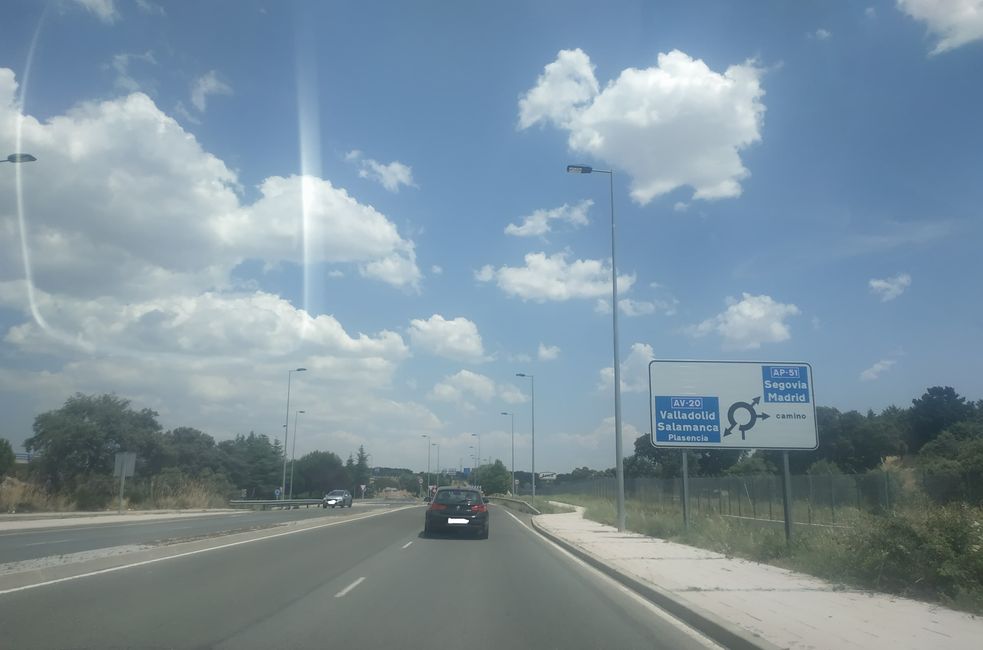 Photos from my car of Ávila (Castilla y León, Spain) (July 2024)