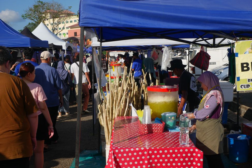 Ramadan-Markt: riesen Auswahl an Leckereien