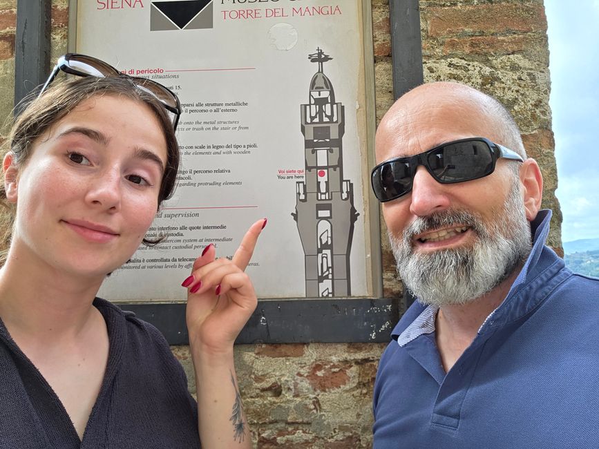 Selfie au sommet de la tour