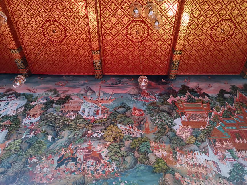 3. Elaborate wall painting of the temple