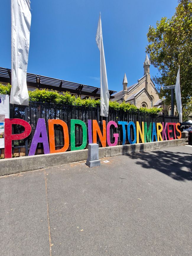Paddington Markets & Hostelterasse