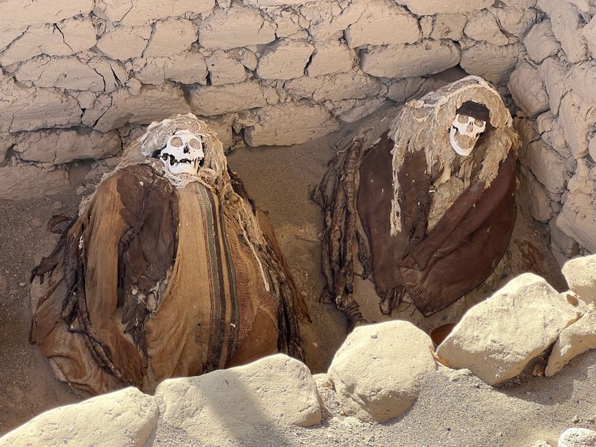 Tag 30, 06.11.
Nazca : La nécropole de Chauchilla
