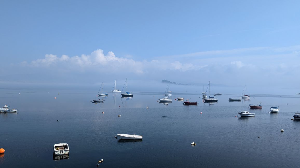 Seventh stage from Viladeduso to Baiona on the Camino Portugues da Costa