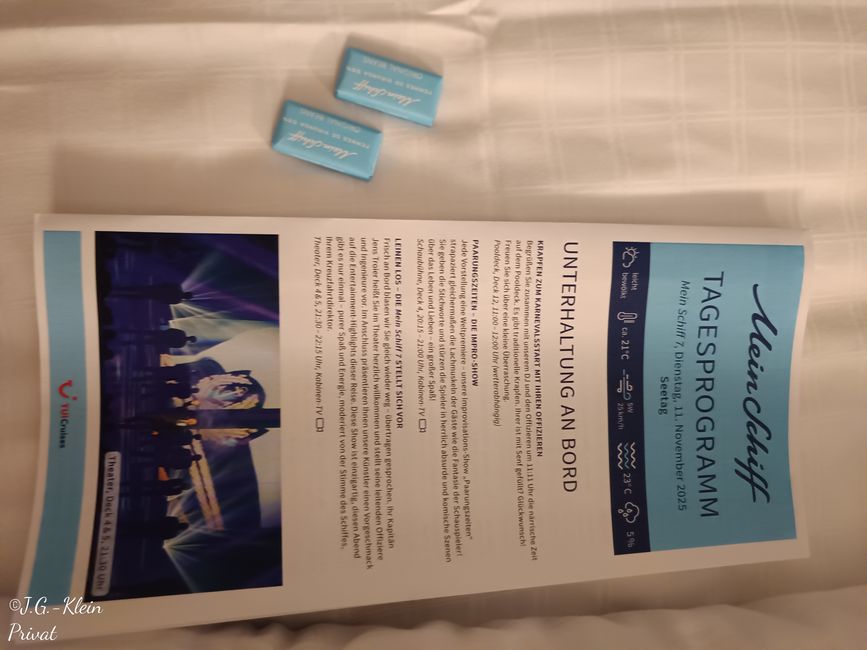 Mein Schiff 7
Frankfurt - Gran Canaria