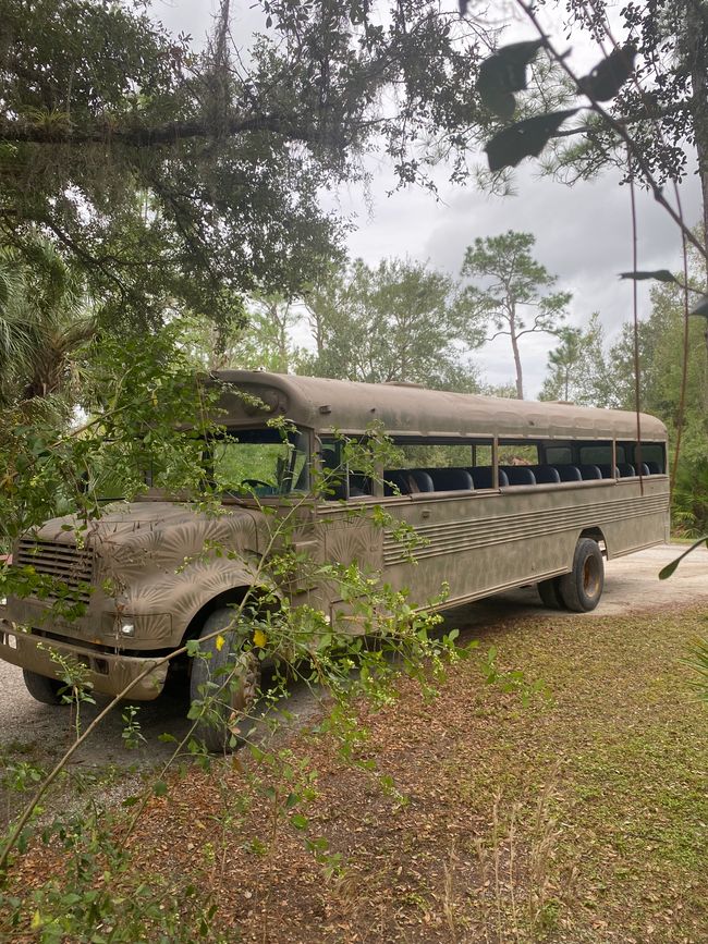 Autobus del tour ECO alla Babcock Ranch