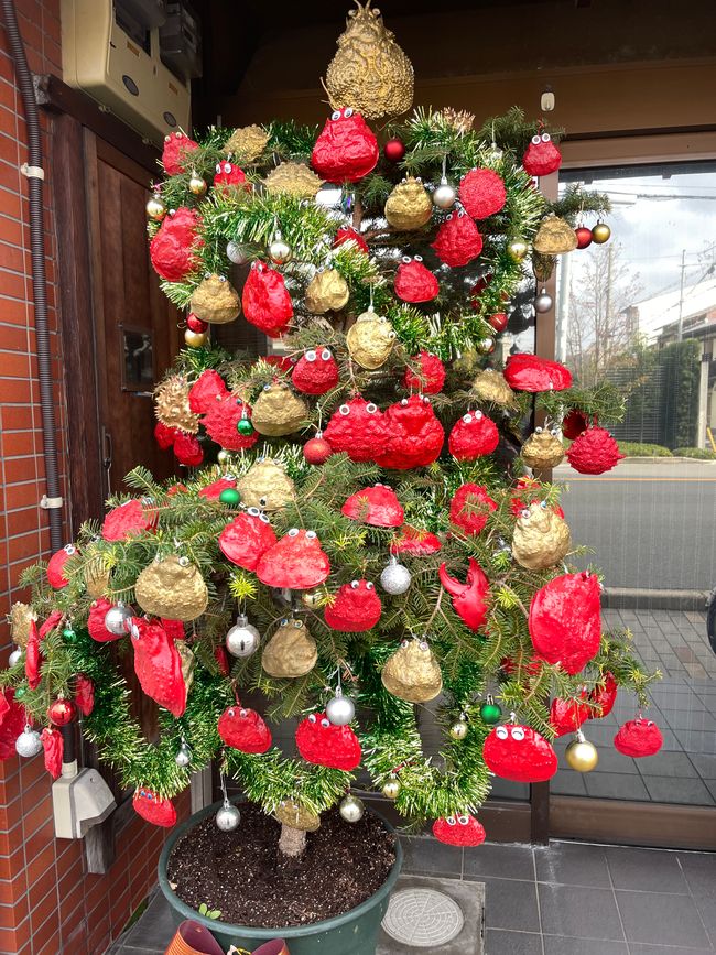 Ein Krebs-Weihnachtsbaum