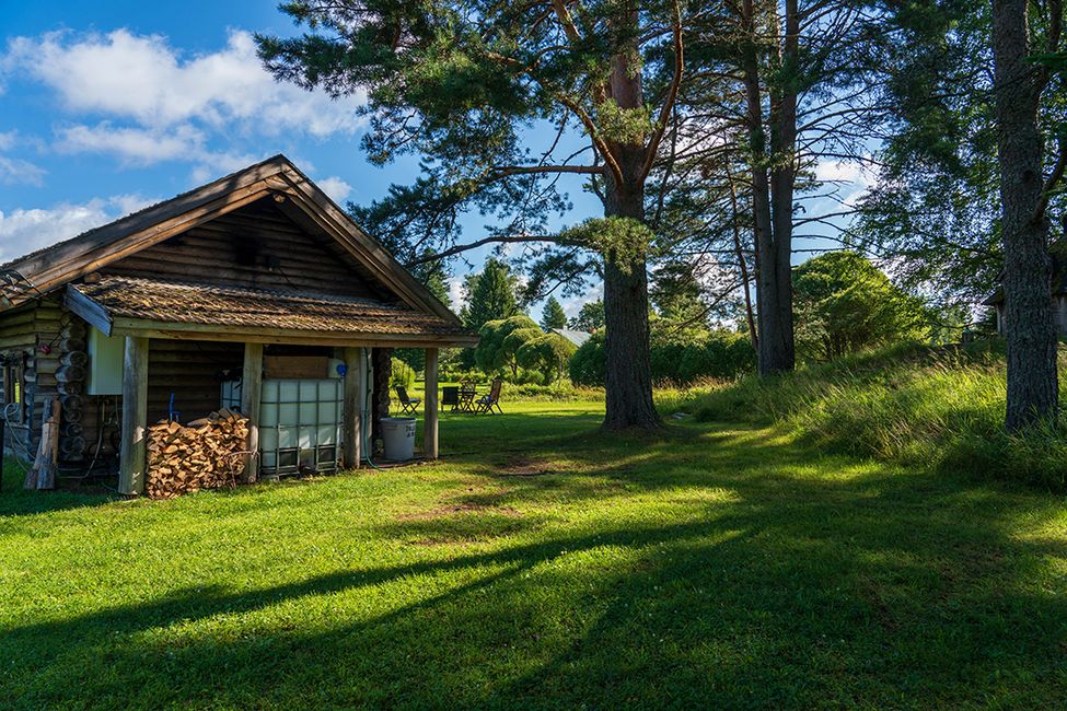 natürlich mit Sauna