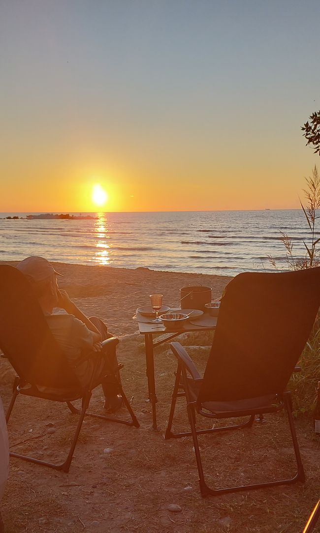 Impressioni sulla spiaggia a Karpen