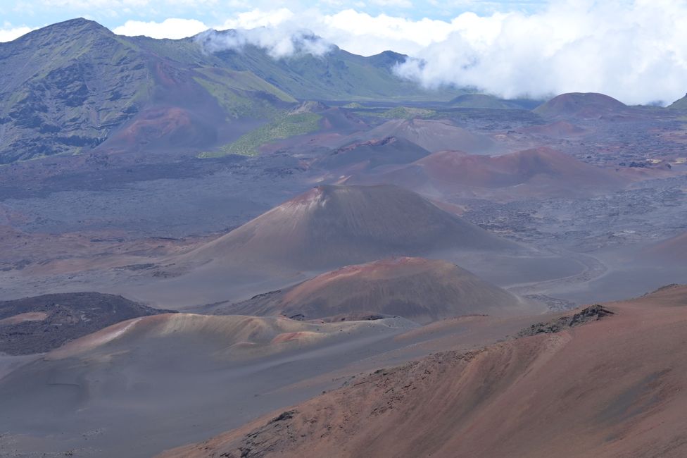 Volcan Haleakala - Vue sur le cratère