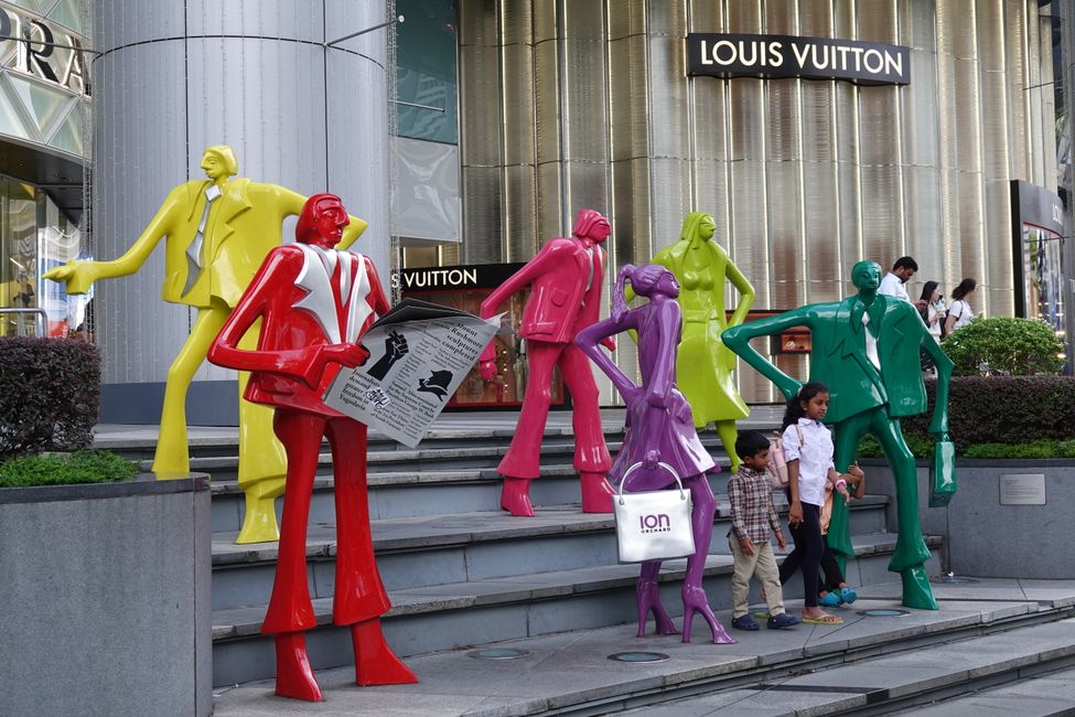 Orchard Rd in Singapore ....