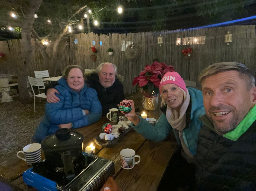 Ein heißer Glühwein mit Sarah und David aus UK