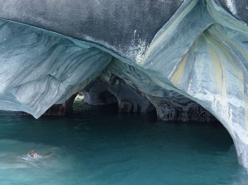 Chile, marble caves