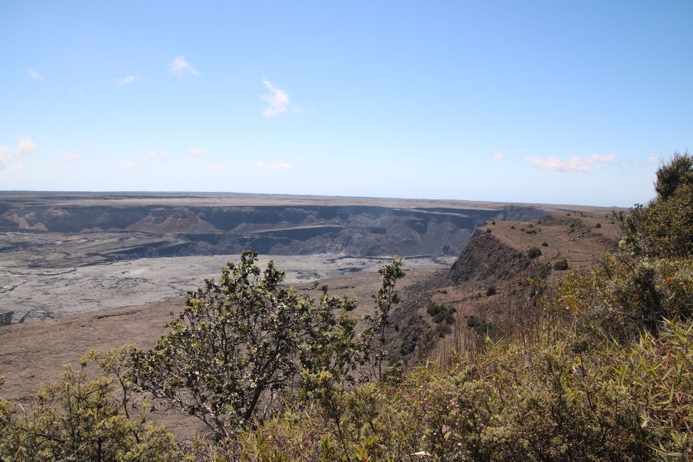 Wir besuchen den Kilauea Vulkan