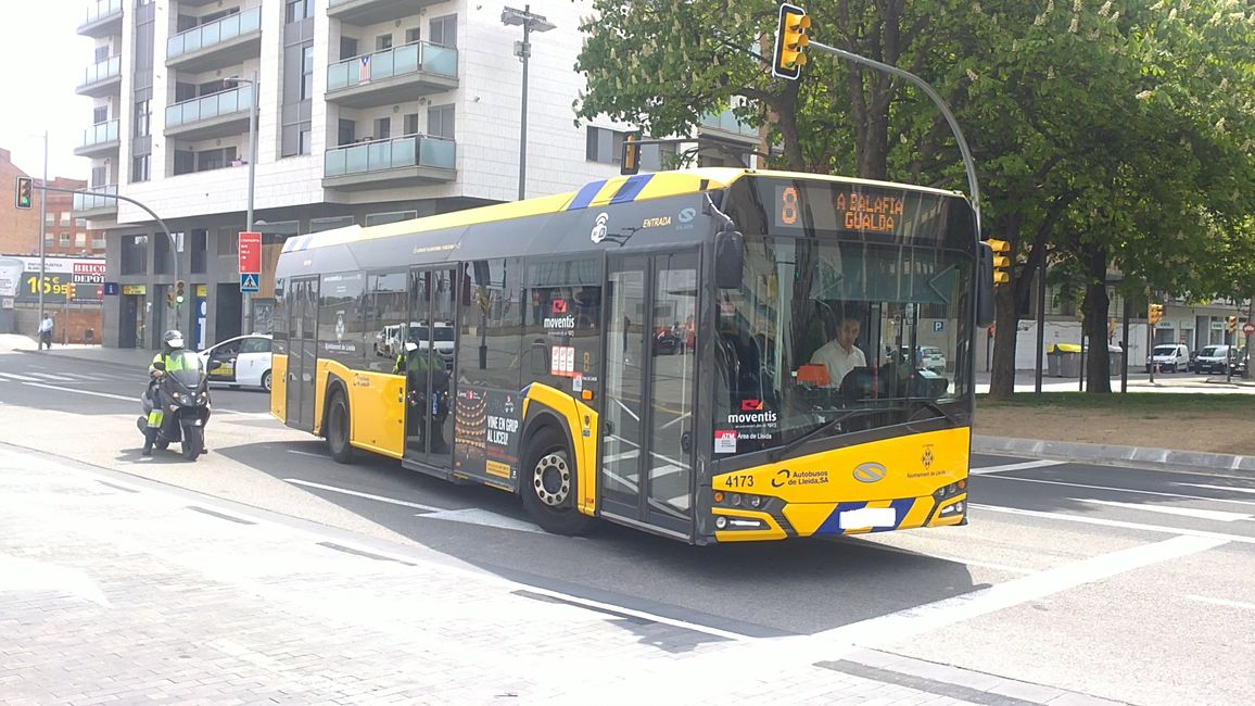 Foto dalla mia auto a Lleida (Catalogna, Spagna) (aprile 2019)