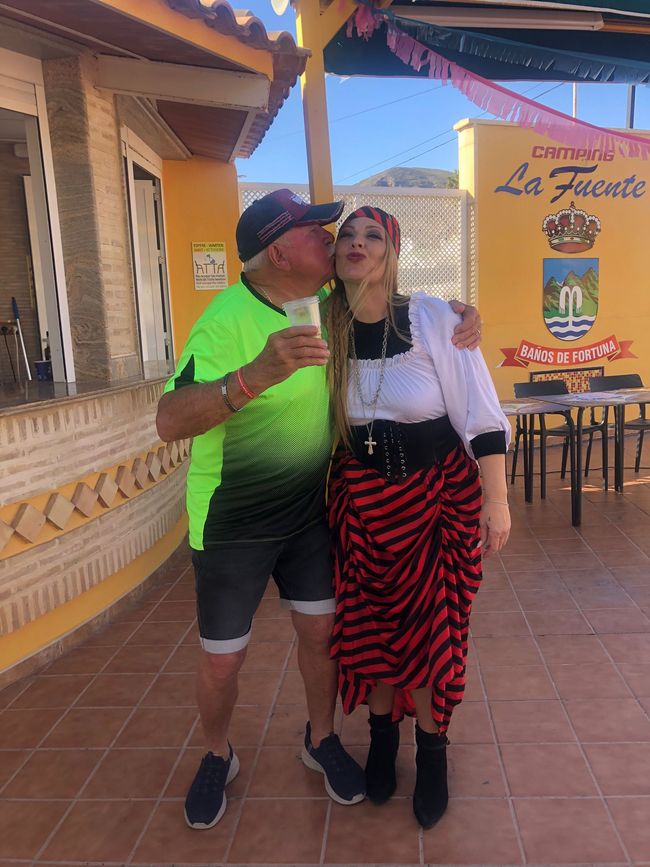 Carnival party in La Fuente 
