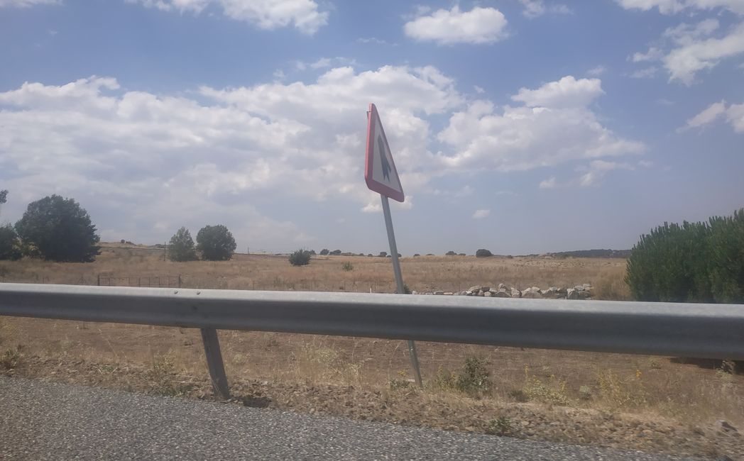 Photos from my car of Ávila (Castilla y León, Spain) (July 2024)