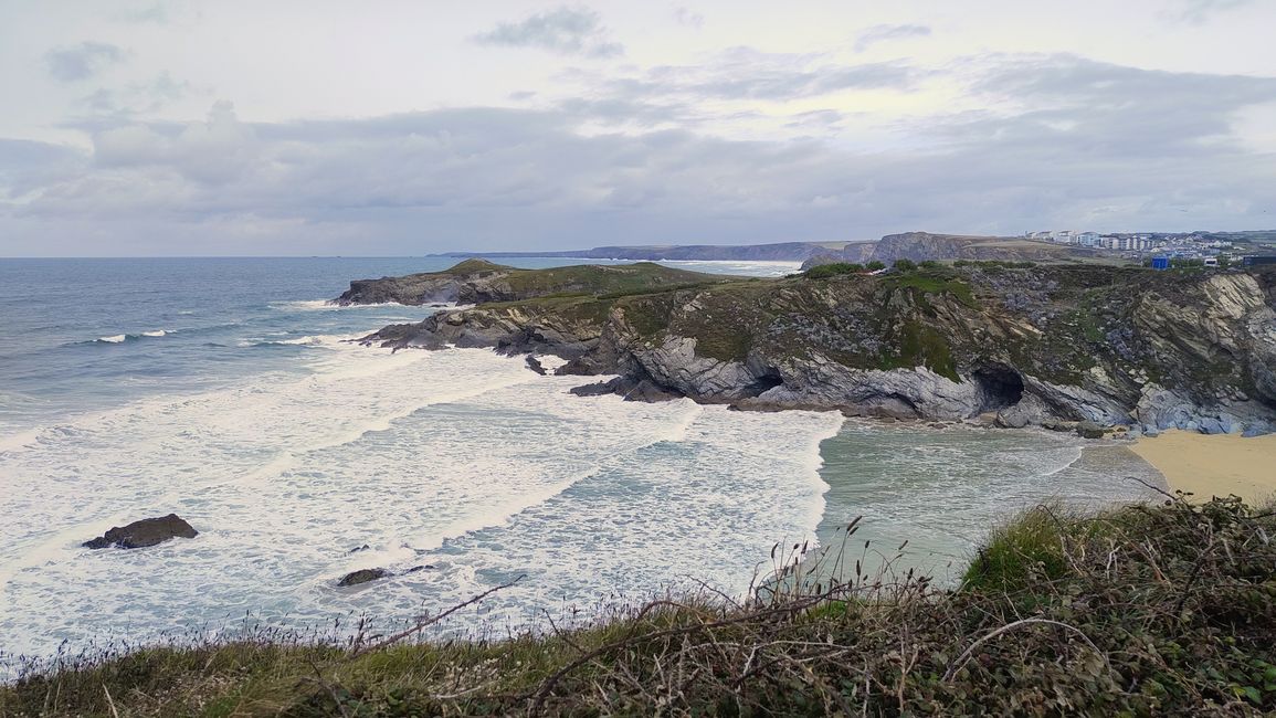Newquay Lusty Glace Beach
