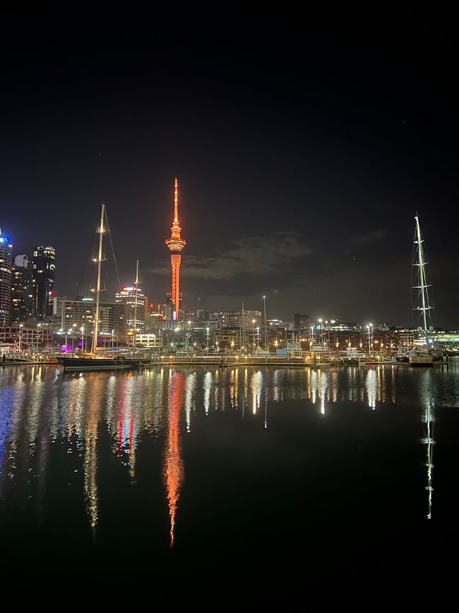 Auckland bei Nacht 