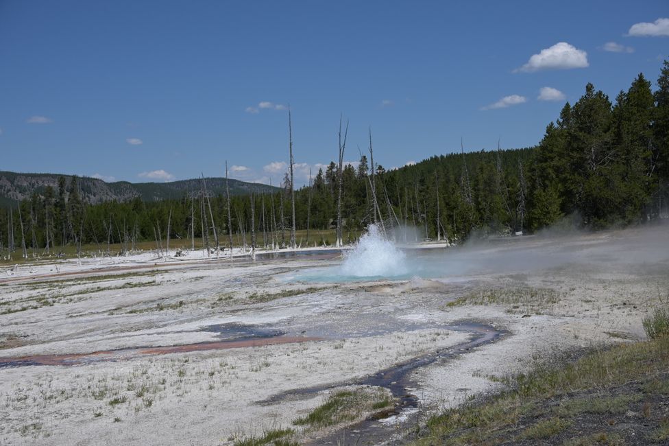 Bassin de geysers Black Sand