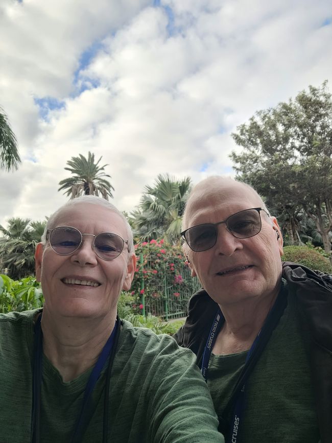 Im Garten des Hotels Santa Catalina