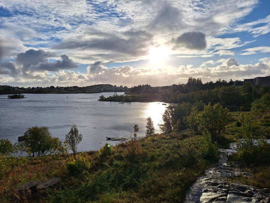 Blick auf die Bucht