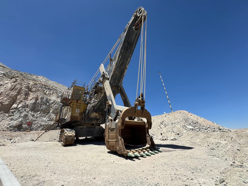 Excavadora grande
