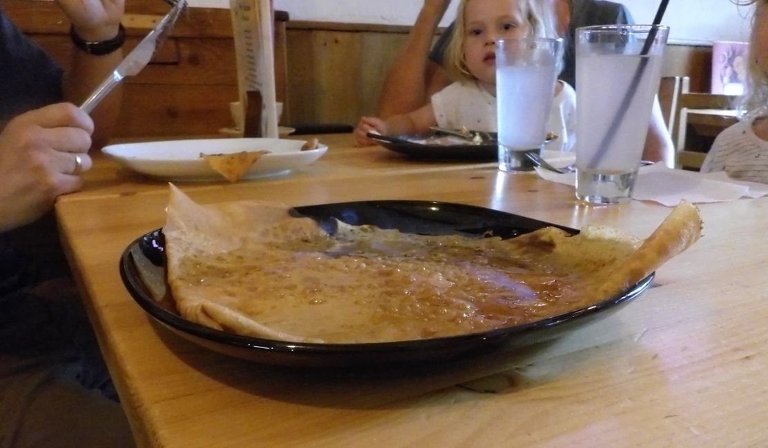 Ein flammbierter Crepes für Ulla 