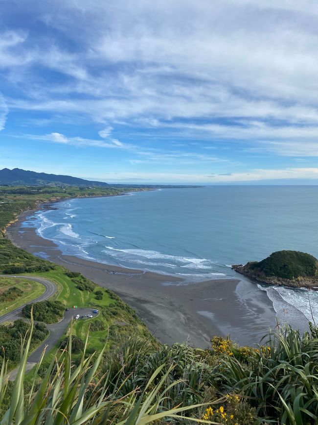 View of Back Beach from above