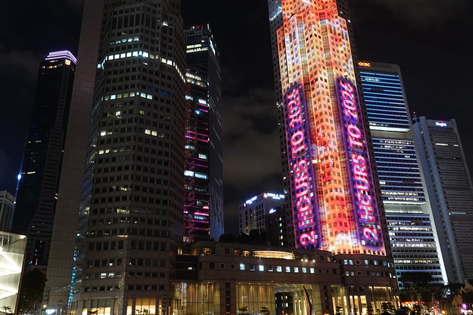 New Year's Eve in Singapore ....