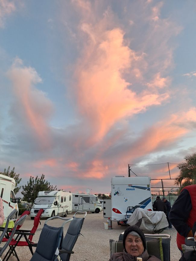 Der Himmel so rosa...