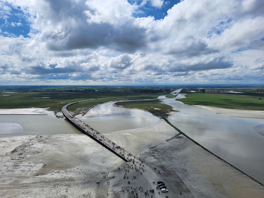 View from Mont-Saint-Michel