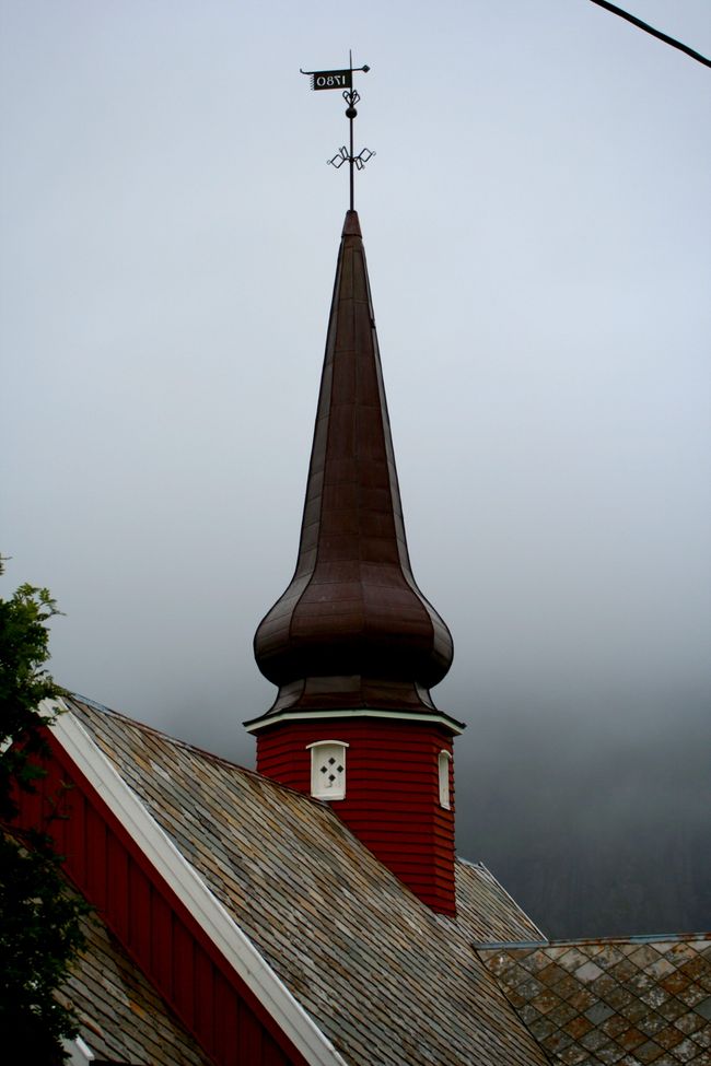 Malerische Kirke von Flakstad, Lofoten