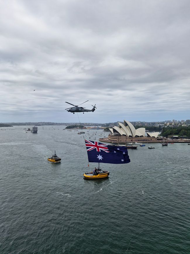 Flagge am Heli